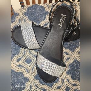 sandals With Rhinestones New